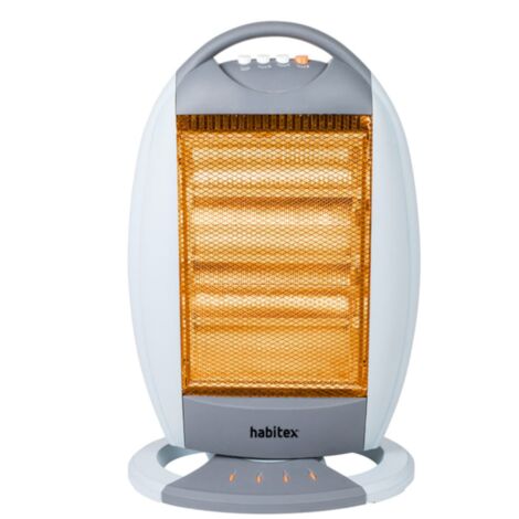 Radiateur Halogène Suspendu 1800W - 3 Niveaux Chaleur + LED - Télécommande - Intérieur/Extérieur