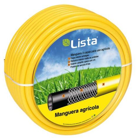 Tuyau d&aposirrigation agricole LISTA - talla Ø 19mm x 50m (1/2)
