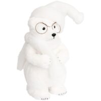Déco de Noël Ours Blanc avec Lunettes H 38 cm - Feeric Christmas