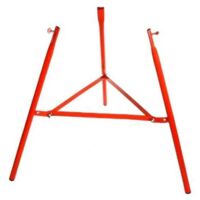 Lot de 3 pieds renforcés pour poêle à paella – Hauteur 75 cm – Fer verni – Fixation à vis pour stabilité en extérieur – Garcima