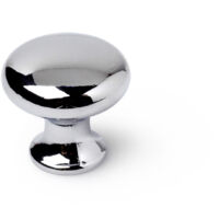 Bouton en Zamak finition chrome brillant, dimensions: 20x20x20mm et Ø: 20mm - talla