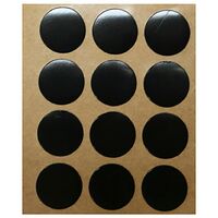 Bouchon à vis Fabriqué en PVC Finition noire Mesures 17170.5mm 36 Unités - talla