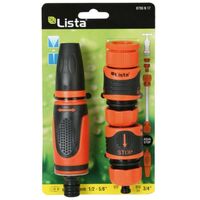 Lanza de riego Plástico ABS. Riego regulable desde chorro a lluvia fina. - talla Ø interior 15mm