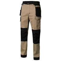 PANTALON EN TOILE STRETCH BEIG / ARENA T / XXL