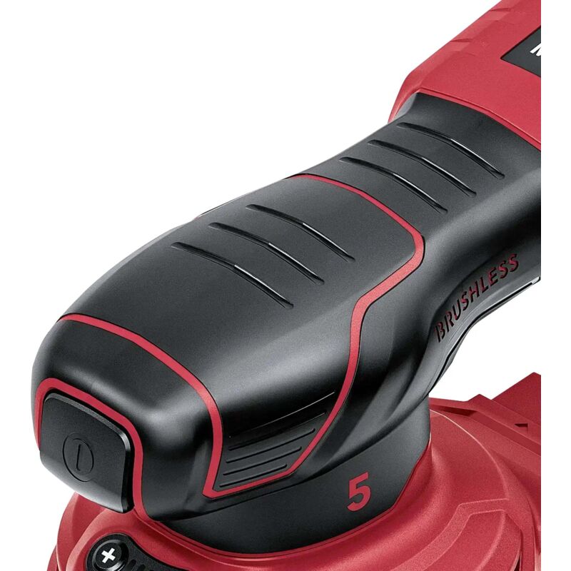 Ponceuse Orbitale Sans Balais MAXXT, 150mm, 350W, 6 Vitesses, Course 5mm, Avec Câble 5m Et 10 Feuilles