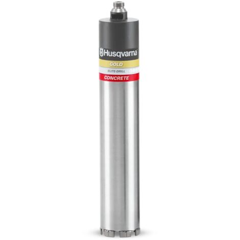 Husqvarna – Foret diamanté 81mm pour béton armé léger – Longueur 350mm – Connexion R 1/2” – Fonctionnement humide pour carottage efficace (1/3)