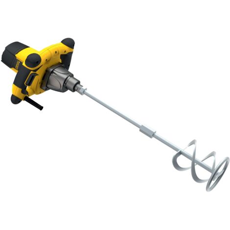 Stanley Fatmax – Malaxeur peinture 1600W – Couple 80Nm – Vitesse 180-750 tr/min – Pour ciment et plâtre – Poignée ergonomique en D - FME190-QS