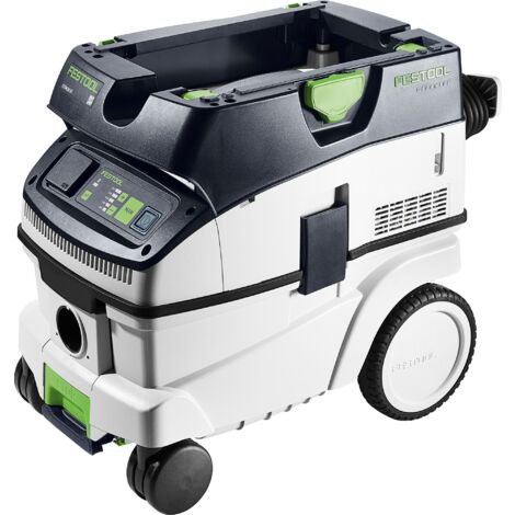 Festool – Aspirateur mobile CLEANTEC CTM 26 EI – 350-1200W, 26L, 24000Pa, classe M – Commande tactile, Bluetooth pour chantiers humides