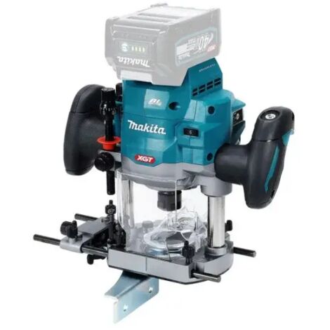 Makita – Fraiseuse verticale 40V RP001GZ02 – Puissance 1900W – Vitesse variable – Pour bois dur – Frein électrique et éclairage LED