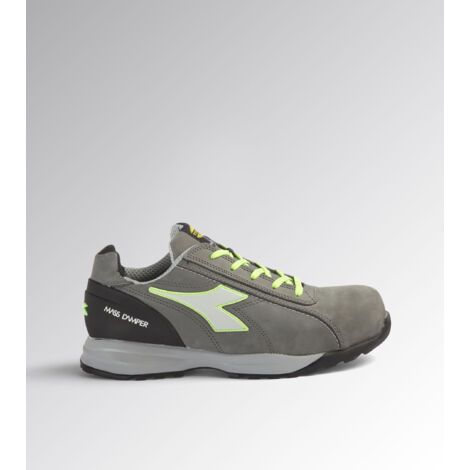 Chaussures de travail Utility Diadora Gant MDS LOW S3S FO HRO SR Gris Vert Fluo 46