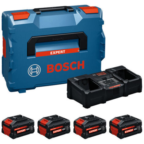 Bosch L-BOXX Set batterie/chargeur 2x EXBA18V-55 + 2x EXBA18V-80 + EXAL18V2-320 C (1/5)