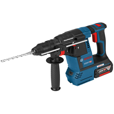 Perforateur sans-fil - BOSCH PROFESSIONAL - GBH 18V-26F - 2,6 J - 2 batteries ProCore 5,5Ah - KickBack Control