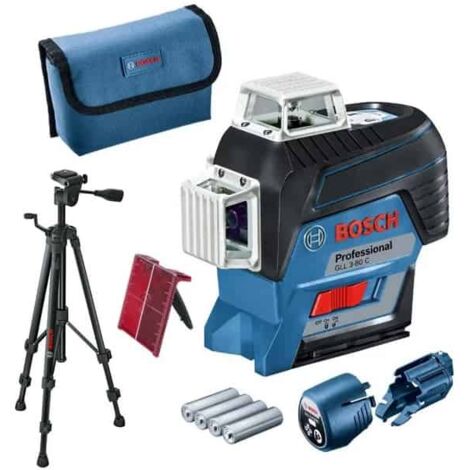 Bosch Professional GLL 3-80 C (Karton) Laser à lignes Portée (max.): 120 m Q711372