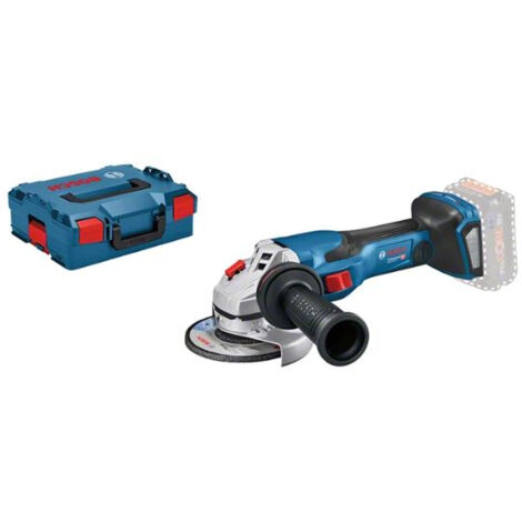 Bosch Meuleuse d'angle sans fil BITURBO GWS 18V-15 C Ø 125 mm Solo avec set d'accessoires en L-Boxx - 06019H6000