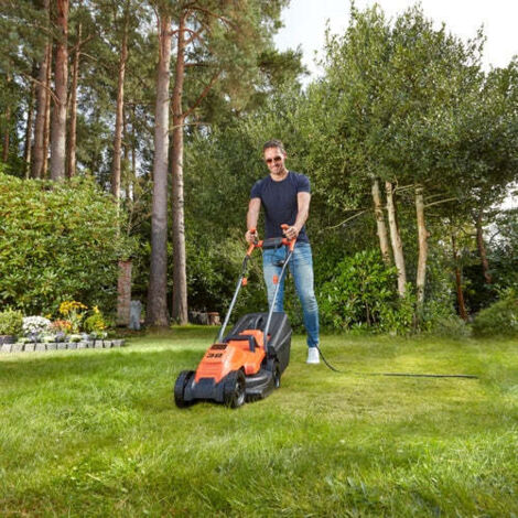 BLACK+DECKER Tondeuse Electrique Filaire 1200W 32 cm - BEMW451BH-QS