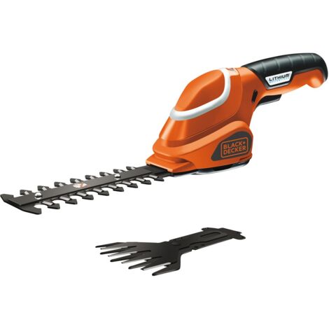 Black and Decker kit taille-haie sans fil gants et cisailles de jardinage (1/5)