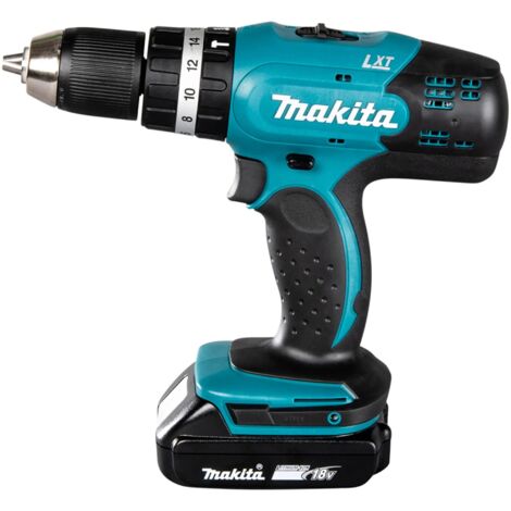 Perceuse à percussion MAKITA DHP453RFX2 - 18V LXT - 2x3,0 Ah - Avec 96 accessoires
