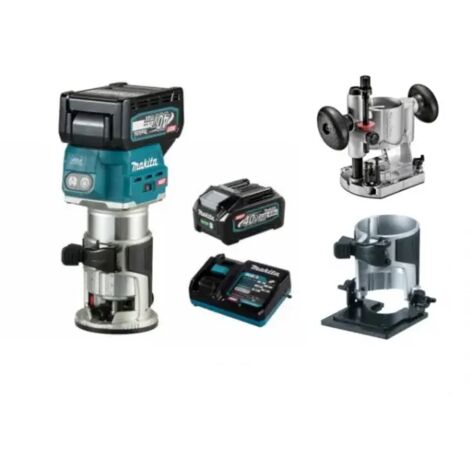 Makita – Tondeuse 40V RT001GM205 – Moteur sans balais – 1160W – Technologie XPT pour conditions difficiles – 2 batteries 4Ah incluses