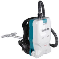 Makita – Aspirateur à dos 40V sans fil – Moteur sans balais – Dépression 20 kPa – Filtre HEPA pour poussières fines – Système AWS intégré
