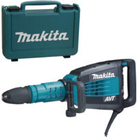 Makita – Marteau-piqueur SDS-Max 1510W HM1214C – Force de frappe 19,9 joules – Pour béton armé – Poignée anti-vibrations