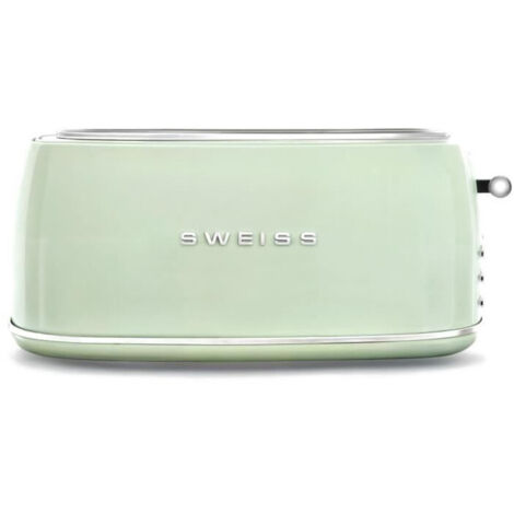 Tostapane vintage SWEISS GRV7 fette extra-large 38mm, 1500W, verde
