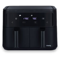 Friggitrice ad aria 9L - 2x4,5L, 8 programmi, 2400W FRY900