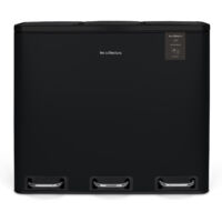 Pattumiera per differenziata 3x18L nero