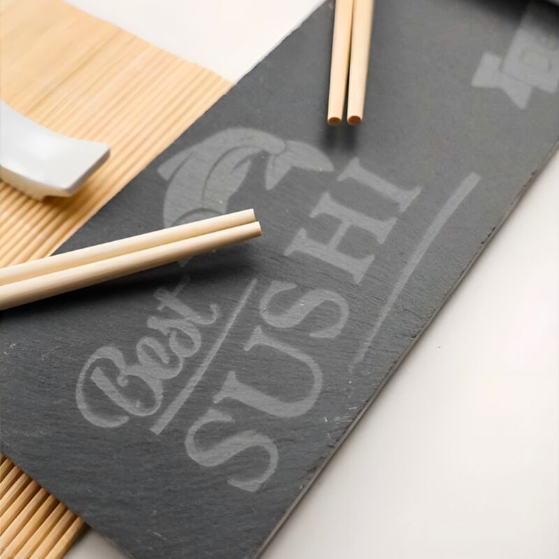 Set sushi due persone da 10Pz in bamboo con stuoia banco bacchette