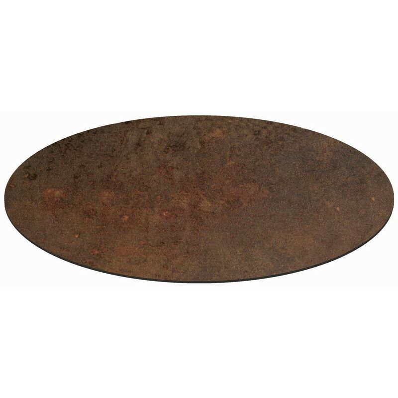 Piano per tavolo SPARGI rotondo effetto bronzo Ø 70 cm