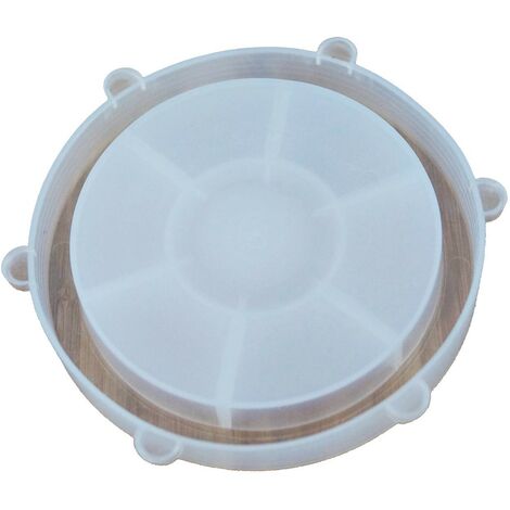 Dekorative Rohrabdeckung Weiß | Für 40-100 Mm Wasserrohre | PVC Wandloch-Abdeckung