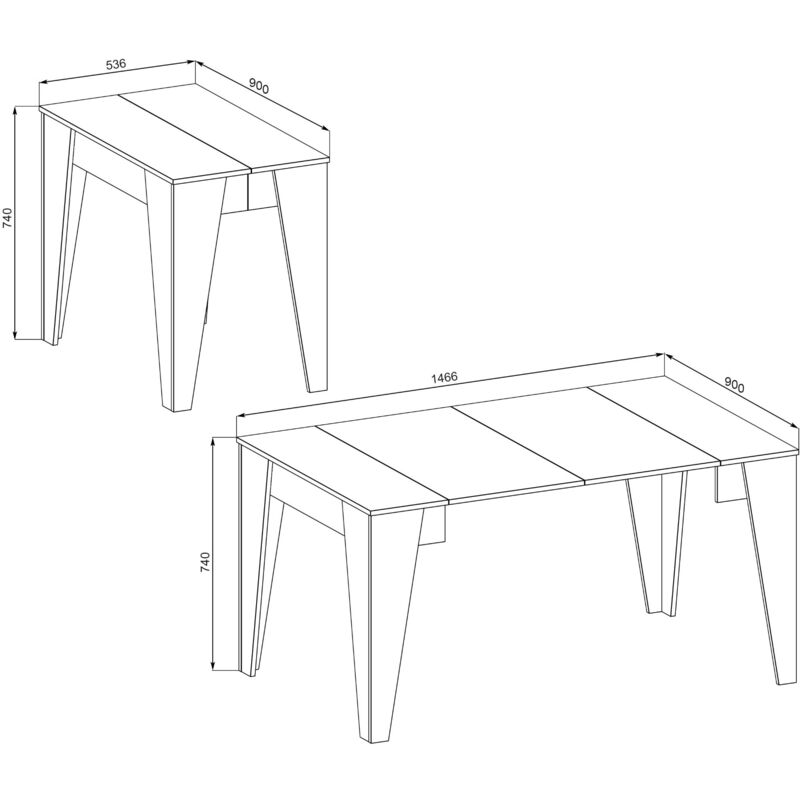 Tavolo di studio, Scrivania NATURAL. Piano in legno colore rovere nordico  spessore 54 mm. Gambe in metallo bianco. 120x60x73cm