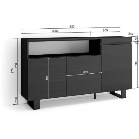 Skraut Home Credenza, Mobile, Cucina Madia, mobile ingresso