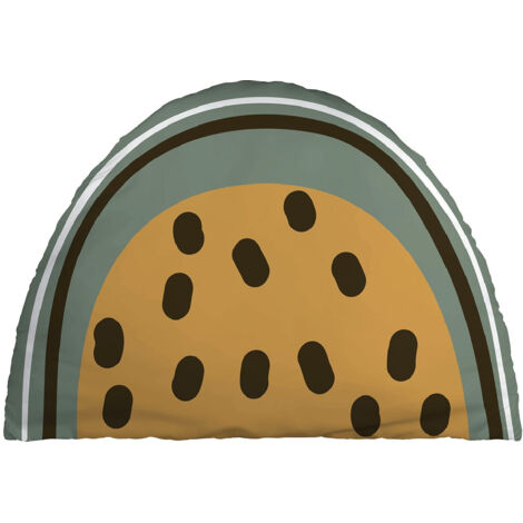 FRUIY - Coussin Déhoussable 35x50cm Coton Motif Fruits (1/3)