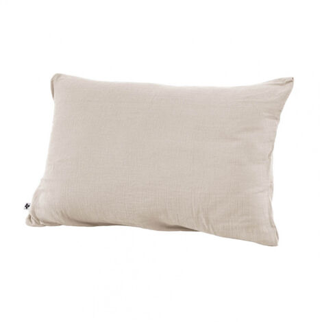 OUREA - Taie d'Oreiller 50x70cm Gaze de Coton Pampa