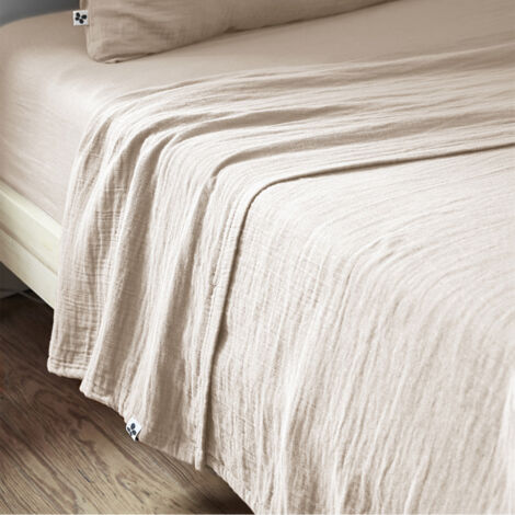 OUREA - Drap Plat 270x300cm Gaze de Coton Pampa