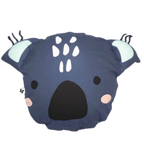 PRANI - Coussin Déhoussable Ø40cm Coton Motif Koala avec Oreilles (1/3)