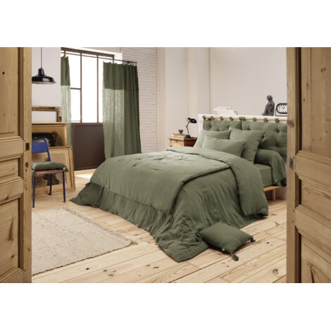 Cache-sommier coton jersey anthracite 90x200 | Leroy Merlin