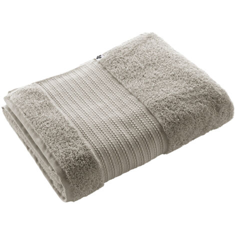 EMMA - Serviette de Bain 90x150cm en Coton Bio Coloris Argile
