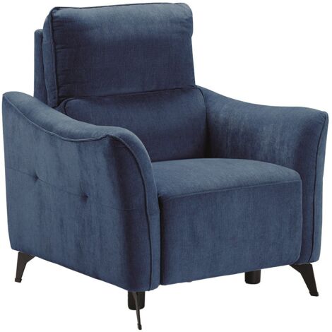 Fauteuil Electrique Tissu Waterproof Bleu - BURGOS (1/4)