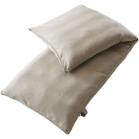 PRIMROSE - Coussin Bain de Soleil 70x190 Déhoussable Tissu Déperlant Sable (1/5)