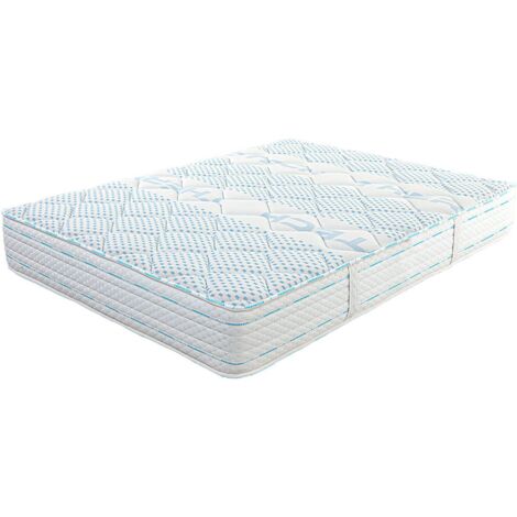 THELIO - Matelas 140x200 cm Mousse haute résilience Soutien ferme Ep.24cm (1/5)
