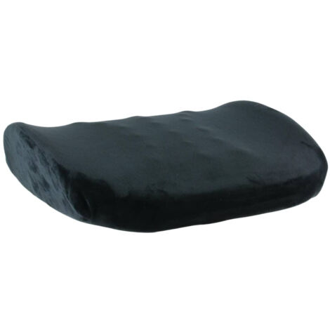 Coussin d'Assise à Mémoire de Forme Noir avec Sangle (1/4)