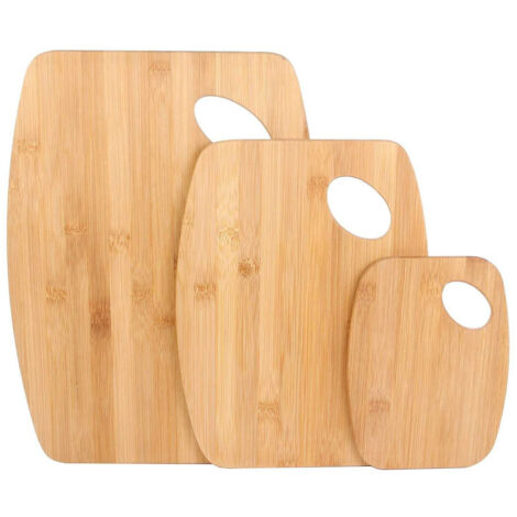 Set de 3 Planches à Découper en Bambou (1/2)