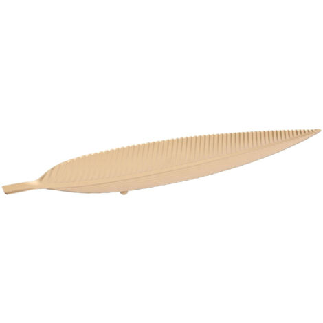 Vide-Poche en Métal Feuille Dorée 55cm (1/3)