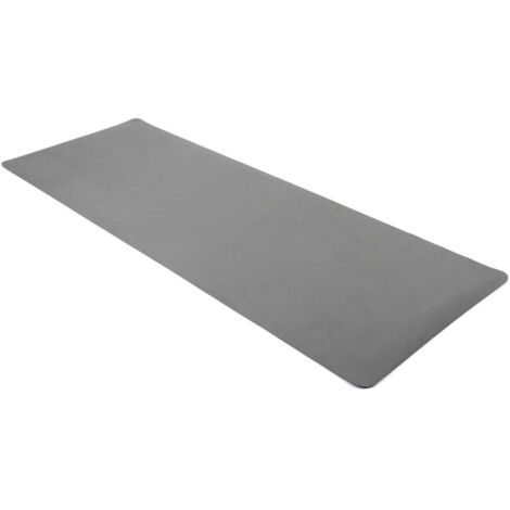 Tapis de fitness dimensions 173x61 cm coloris gris (1/5)