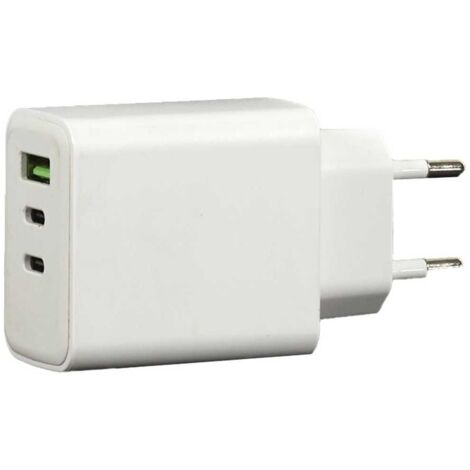 Adaptateur secteur 40 Watt avec 3 ports différents (1/4)