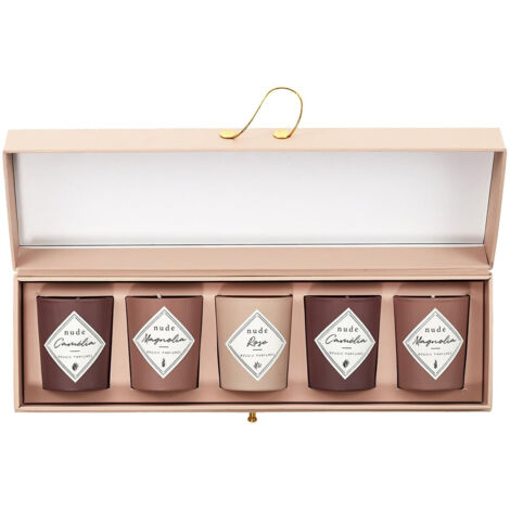Coffret 5 Bougies Parfumées Senteurs Florales (1/5)