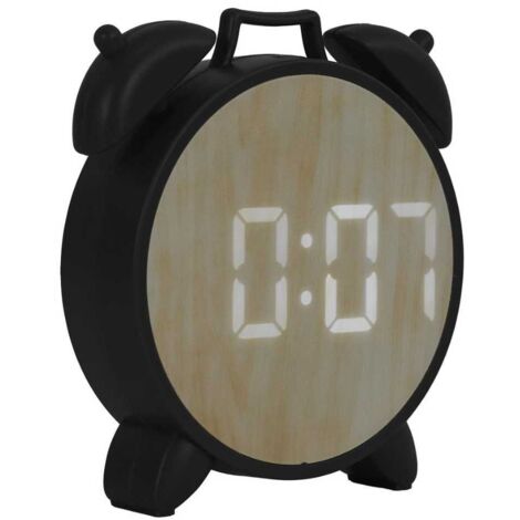 Horloge à poser affichage numérique Led style vintage (1/5)
