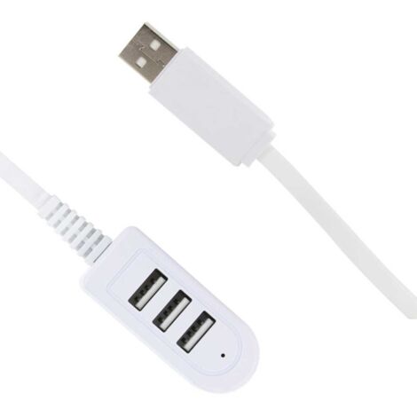 HUB multiports 3 USB blanc (1/3)