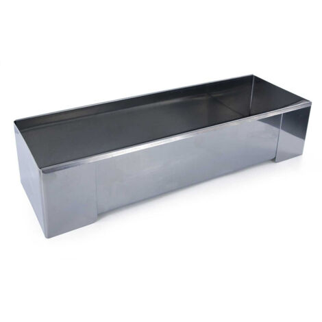 Altobuy – Moule à bûche rectangulaire en acier inoxydable – Démoulage facile avec embouts amovibles – Dimensions 31 x 10 x H7cm (1/3)